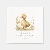 Kleine Duckling Babydusche Serviette (Vorderseite)