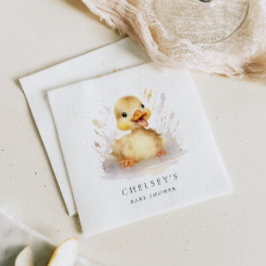 Kleine Duckling Babydusche Serviette