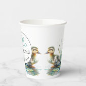 Kleine Duckling Paper Cups Junge Dusche Pappbecher (Links)