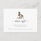 Kleine Ducklings Duck Baby Shower Buy Anfrage Begleitkarte (Vorderseite)