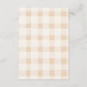 Kleine duftende Babyduschdusche Begleitkarte (Rückseite)