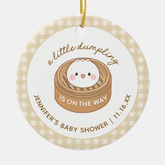 Kleine duftende Babydusche bevorzugt Ornament (Vorne)