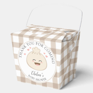 Kleine duftende Babydusche Danke, dass ihr gekomme Geschenkschachtel