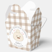 Kleine duftende Babydusche Danke, dass ihr gekomme Geschenkschachtel (Offen)