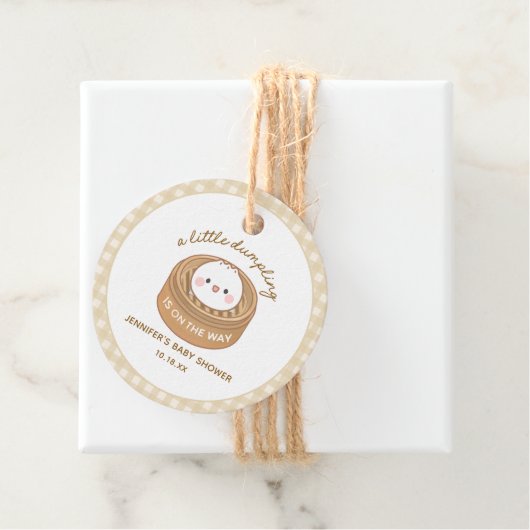 Kleine duftende Babydusche Geschenkanhänger (Beispiel)