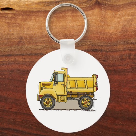 Kleine Dump-Truck-Schlüsselkette Schlüsselanhänger (Vorderseite)