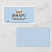 Kleine Dumpling auf dem Weg Windeln Raffle Tickets Begleitkarte (Vorne/Hinten)