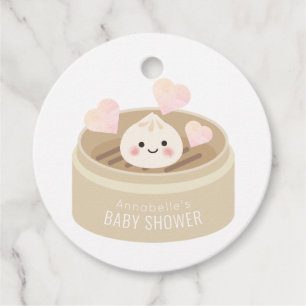 Kleine Dumpling Babydusche Danke Geschenkanhänger