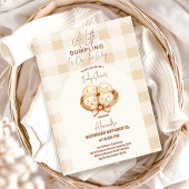 Kleine Dumpling Babydusche Einladung