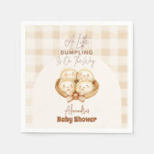 Kleine Dumpling Babydusche Serviette (Vorderseite)