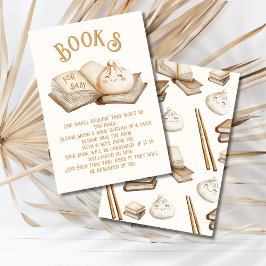 Kleine Dumpling-Bücher für Babykarten Einladung