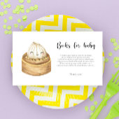Kleine Dumpling - Bücher für das Baby Begleitkarte