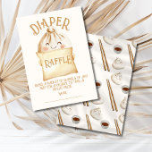 Kleine Dumpling Diaper Raffle Cards Einladung
