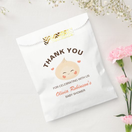 Kleine Dumpling Dim Sum Baby Dusche Geschenktütchen (Versiegelt)