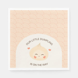 Kleine Dumpling Dim Sum Baby Dusche Serviette