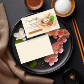 Kleine Dumpling Kwai Babydusche Windelwanne Begleitkarte