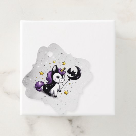 Kleine Einhorn-Babydusche Geschenkanhänger (Beispiel)