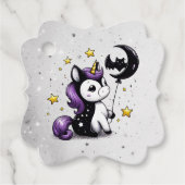 Kleine Einhorn-Babydusche Geschenkanhänger (Vorderseite)