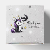 Kleine Einhorn-Babydusche Geschenkschachtel (Oben)