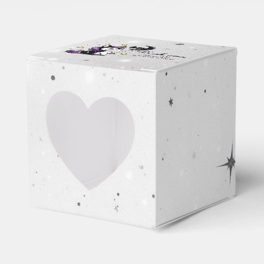 Kleine Einhorn-Babydusche Geschenkschachtel (Vorderseite)