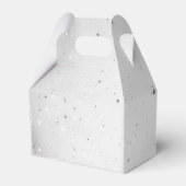 Kleine Einhorn-Babydusche Geschenkschachtel (Rückseite)