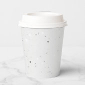 Kleine Einhorn-Babydusche Pappbecher (Rückseite)