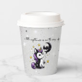 Kleine Einhorn-Babydusche Pappbecher (Vorderseite)