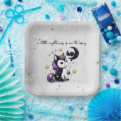 Kleine Einhorn-Babydusche Pappteller (Party)