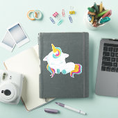 Kleine Einhorn, Schlafeinhorn, Zaubereinhorn Aufkleber (iPad Hülle)