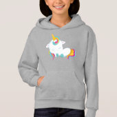 Kleine Einhorn, Schlafeinhorn, Zaubereinhorn Hoodie (Vorderseite)