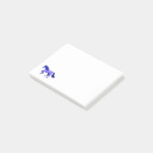 Kleine Einhornnotizen Post-it Klebezettel (angewinkelt)