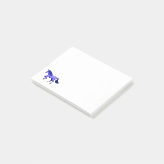 Kleine Einhornnotizen Post-it Klebezettel (angewinkelt)