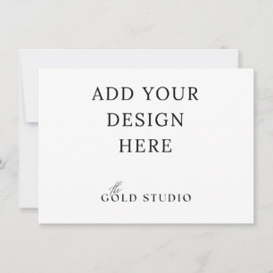 Kleine Einladungsvorlage Landschaft (4,5 x 6,25)  Einladung