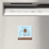 Kleine Elefanten (blau) Trendy Dschungel Bevorzugu Magnet (In Situ (Geschirrspüler))