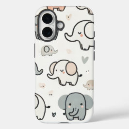Kleine Elefanten iPhone Case