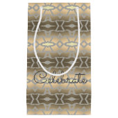 Kleine elegante Papiergeschenktasche Geschenktüte (Vorderseite)