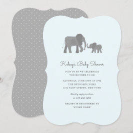 Kleine Elephant Baby Dusche laden ein Einladung