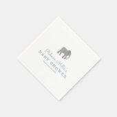 Kleine Elephant Baby Dusche Serviette (Ecke)