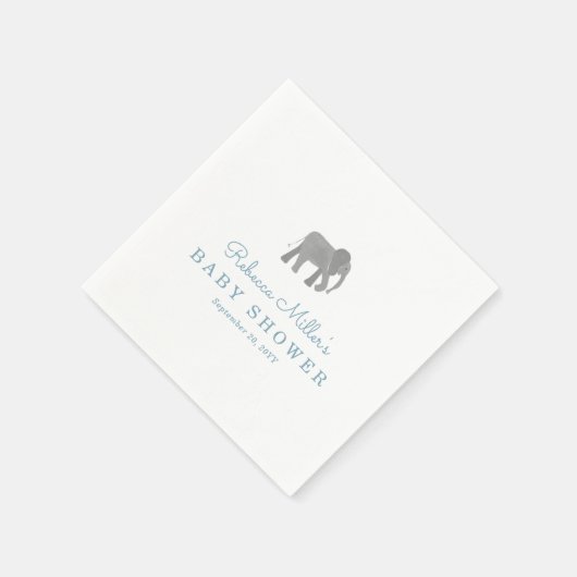 Kleine Elephant Baby Dusche Serviette (Ecke)