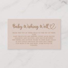 Kleine Elephant-Babydusche, die gut wollen, Begleitkarte