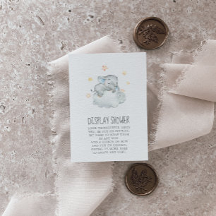 Kleine Elephant Boy Babydusche Begleitkarte