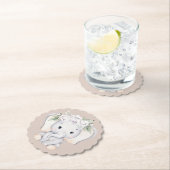 Kleine Elephant Watercolor Babydusche Untersetzer (Vor Ort)