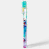 KLEINE ELF DER MUSHÖME Pink Blue Fantasy Case-Mate iPhone Hülle (Rückseite / Links)