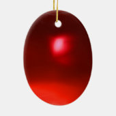 KLEINE ELF DER MUSHÖME VIBRANT RED RUBY KERAMIKORNAMENT (Hinten)