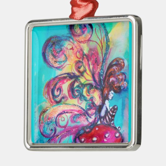 KLEINE ELF DER MUSHÖME VIBRANT RUBY SILBERNES ORNAMENT (Links)