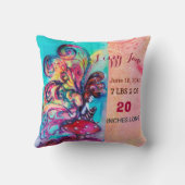 KLEINE ELF-MUSCHZIMMER, MÄDCHEN-BABY-DUSCHE Kinder Kissen (Rückseite)