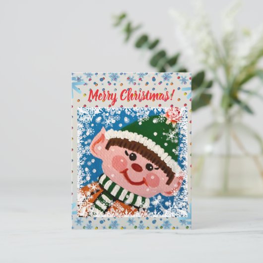 Kleine Elf Postkarte (Stehend Vorderseite)
