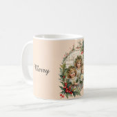 Kleine Engel Weihnachten Kaffeetasse (Vorderseite Links)