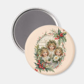 Kleine Engel Weihnachten Magnet (Vorderseite/Rückseite)