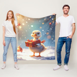 Kleine Entchen-Flanelldecke Fleecedecke